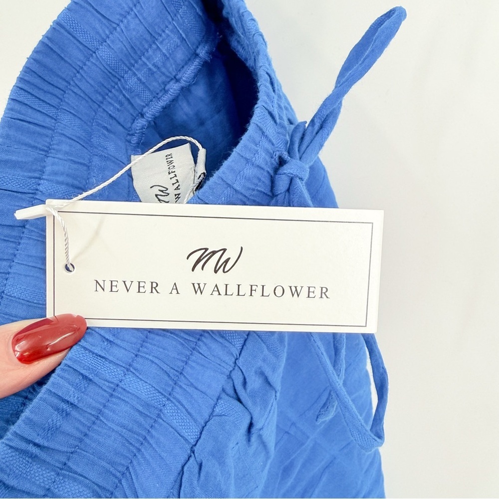 Chic Blue Mini Skirt - Picture 4 of 5